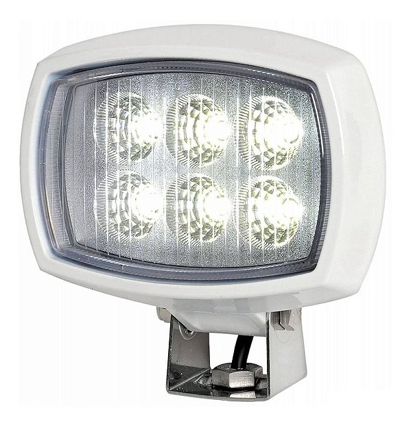 Farol De Milha 12V Em Led Fixo 12V Marinizado Para Lancha