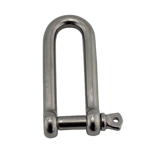 Tornel Manilha Longa Reta Em Aço Inox 6 X 48 Mm Carga 13 Kn