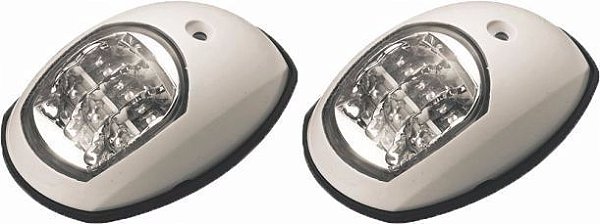 Luz De Navegação Marinizado Em Led Bb E Be 12V Lancha Barco