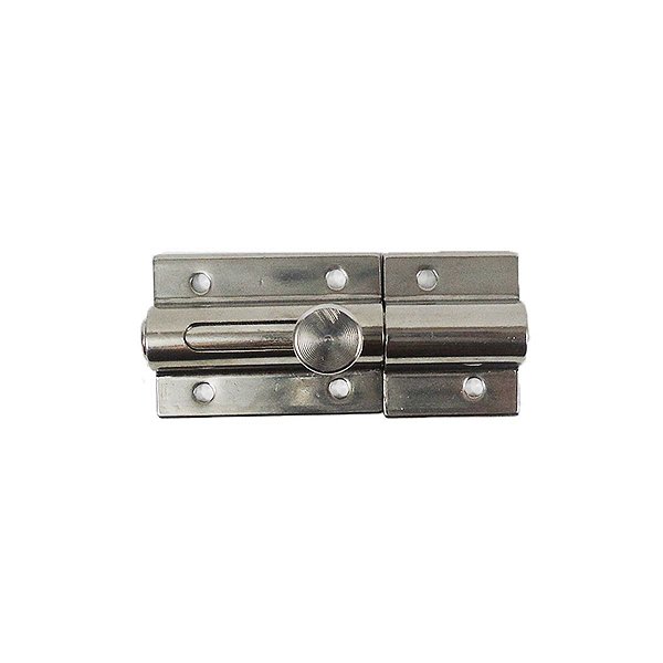 Trinco De Porta Janela 80 X 50 Mm Em Aço Inox Ferrolho Trava