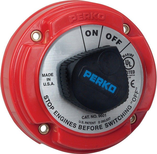 Chave Geral Perko Para Um Bateria Lancha Motohome Jet Ski