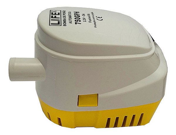 Bomba De Porão 750 Gph 12 Volts Com Automático Para Lancha