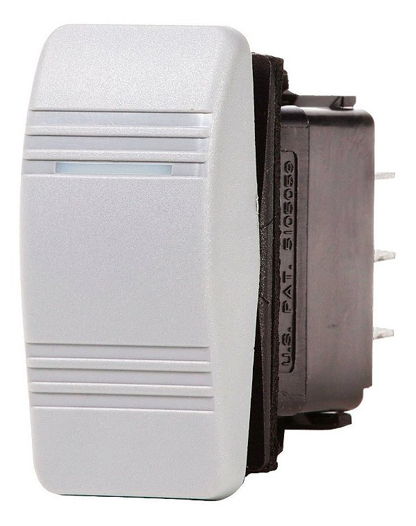 Botão Interruptor Momentâne12v 24V 3 Pinos Lancha Barco