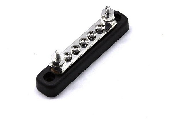 Barramento 5 Vias 100A Som Automotivo Motorhome Lancha