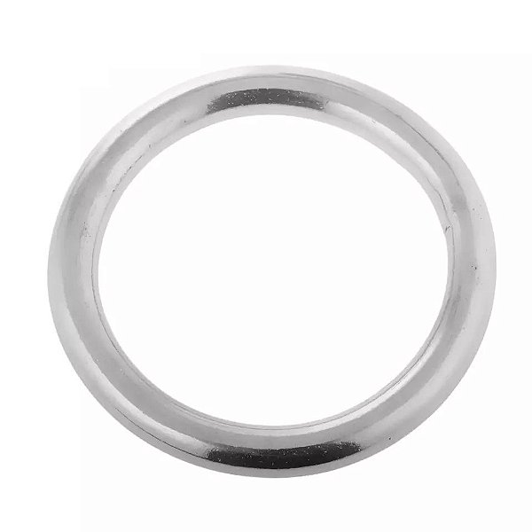 Anel Circular 6 X 40Mm Em Aço Inox Para Toldos Capota Barco