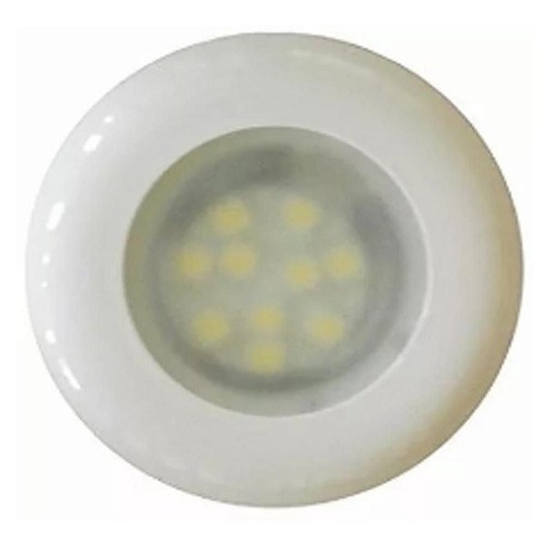 Luminária Em Led Sport Luz Quente 12 Volts Lancha Motorhome
