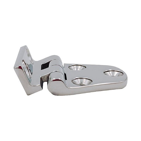 Dobradiça 5 Furos Em Aço Inox 37X54mm Reforçada Motorhome