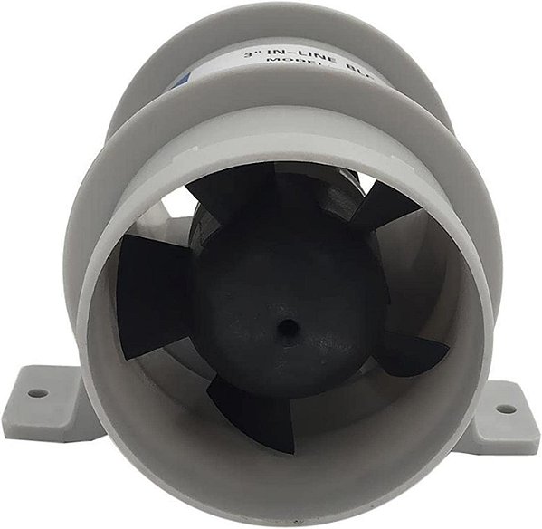 Exaustor Blower Difusor De Ar Caracol 3 Pol Lancha Motorhome