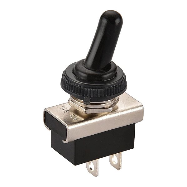 Botão Interruptor Liga Desliga On Off Preto 12V Emborrachado