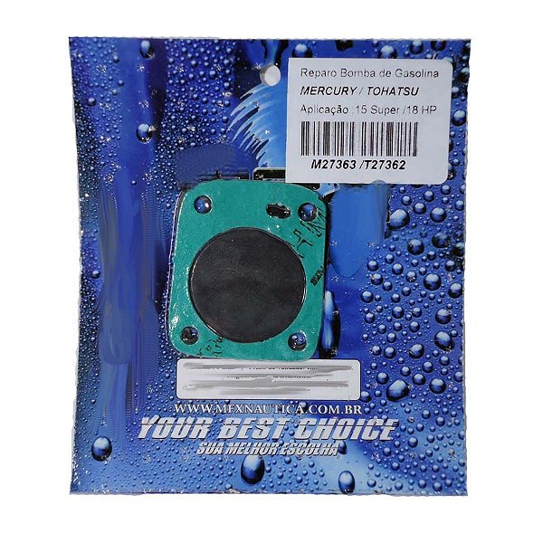 Reparo Bomba De Gasolina Motor Popa Mercury 15 Hp Super