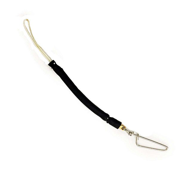 Bungee Mini Latex Com Girador E Grampo Pigtail Para Arbalete