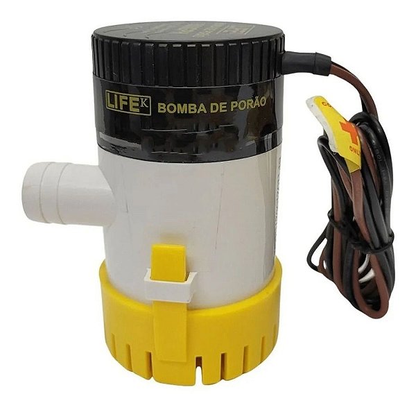 Bomba De Porão 350 Gph Life K 12 Volts Saida 19mm Original