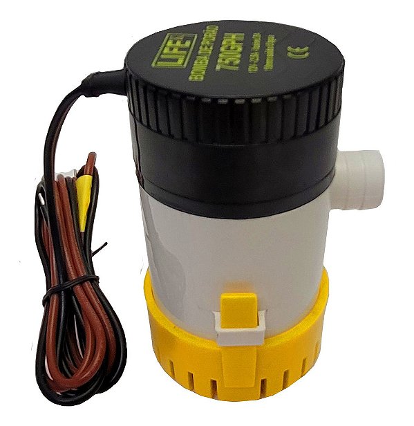 Bomba De Porão Life K Original 750 Gph 12 Volts saida 19mm