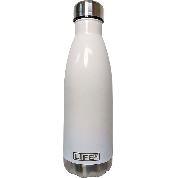 Garrafa térmica parede dupla a vácuo em aço inox