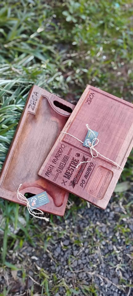 Kit Tábua Cedro + Gamela  DIA DOS PAIS