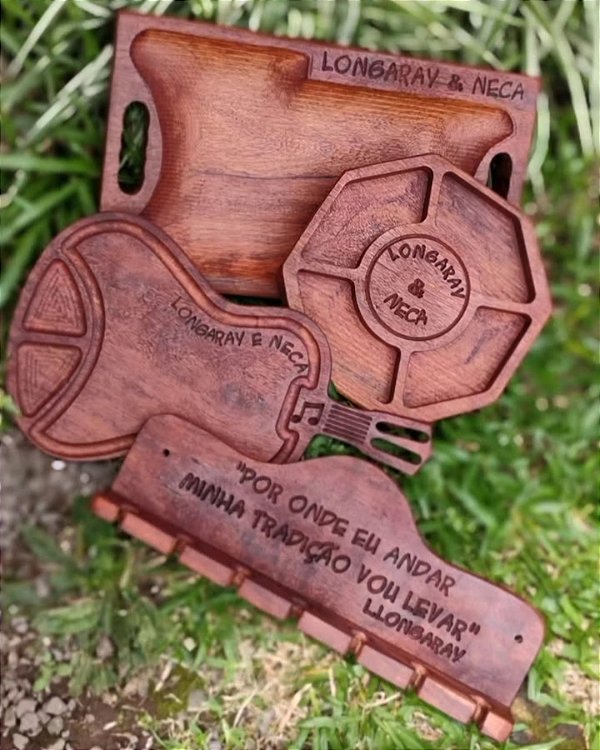 Kit churrasco 4pç DIA DOS PAIS