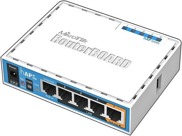 Roteador Mikrotik RouteRBoard hAP ac lite RB952Ui-5ac2nD L4
