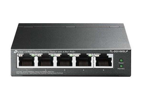 TP-Link Switch, HUB 05P TL-SG1005LP 10/100/1000 4P PoE+