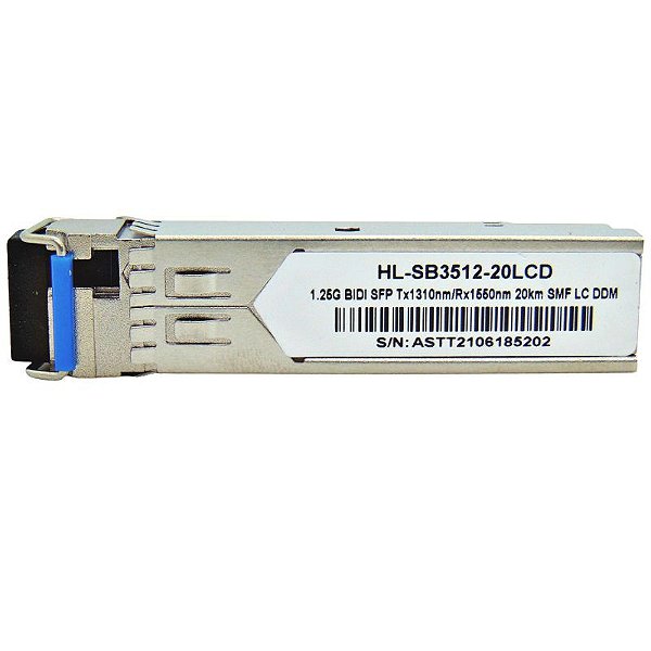 SFP 1.25G 20km BiDi LC TX1310-RX1550NM HL-SB3512-20LCD