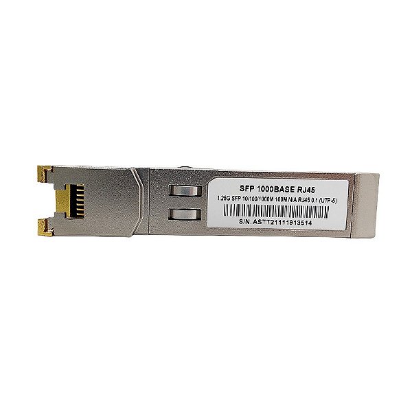 SFP 1.25G 100M 1000BASE RJ45 10/100/1000M Cooper 0.1 (UTP-5)