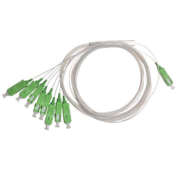 Splitter 1x8 0.9MM 1.5M SM SC-APC PLC Color