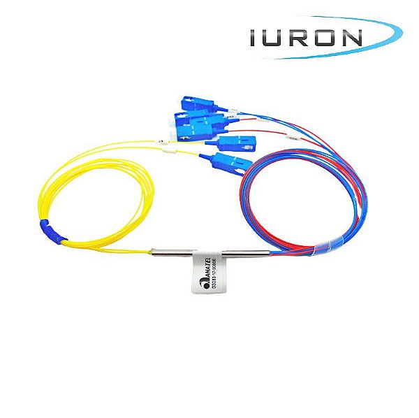Splitter 1x2 20-80% 0.9MM 1.5M SC-UPC PLC
