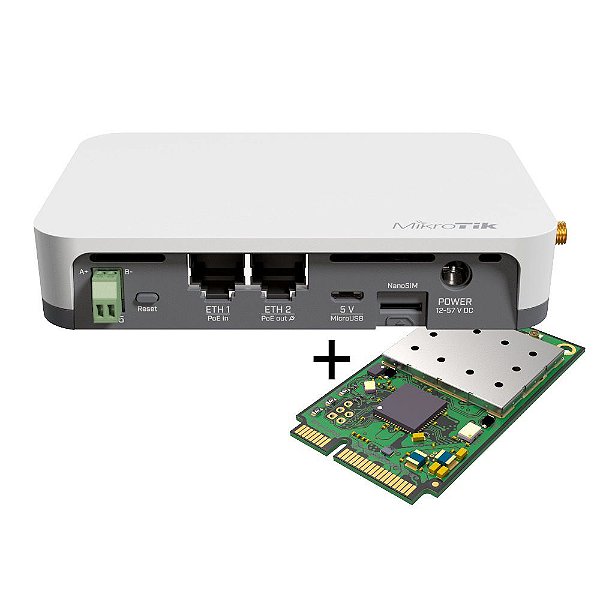 Mikrotik RB924IR-2ND-BT5&BG77&R11E-LR9 KNOT LR9 Gateway KIT