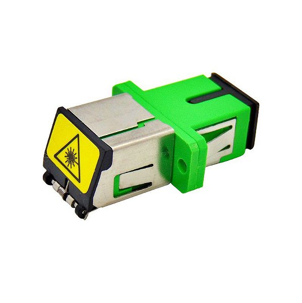 Acoplador Adaptador SC-APC Simplex Metal Verde JZ-7002-2