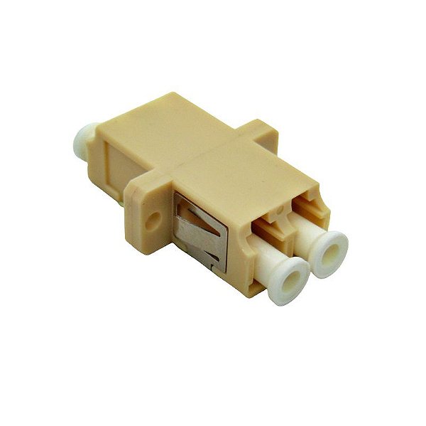 Acoplador Adaptador LC-PC Duplex MM JZ-7019 Bege