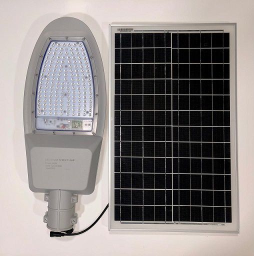 Refletor de Poste Solar 100W CNSDPV-100SL Monocristalino KIT