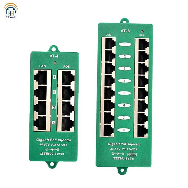 PoE Injector 4 Portas ZQ Activo Gigabit GAT-4