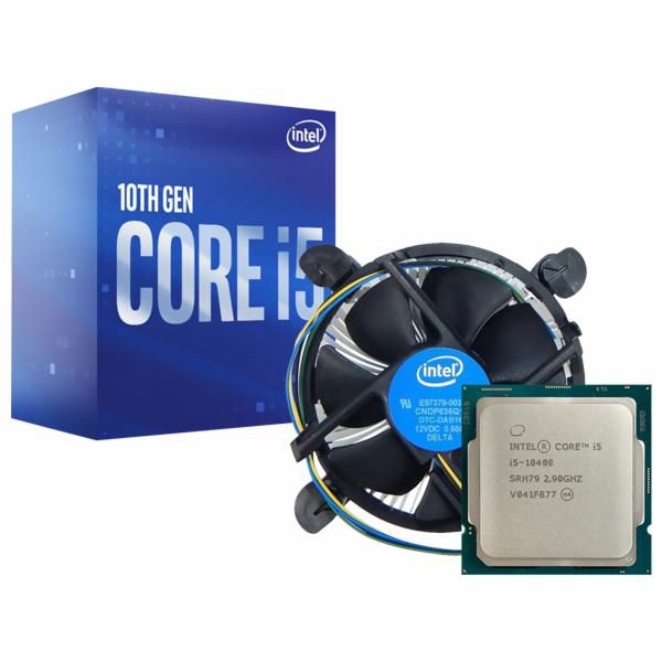 Processador Intel Core i5-10400 S1200 2.9GHZ 12MB BOX (COM COOLER)