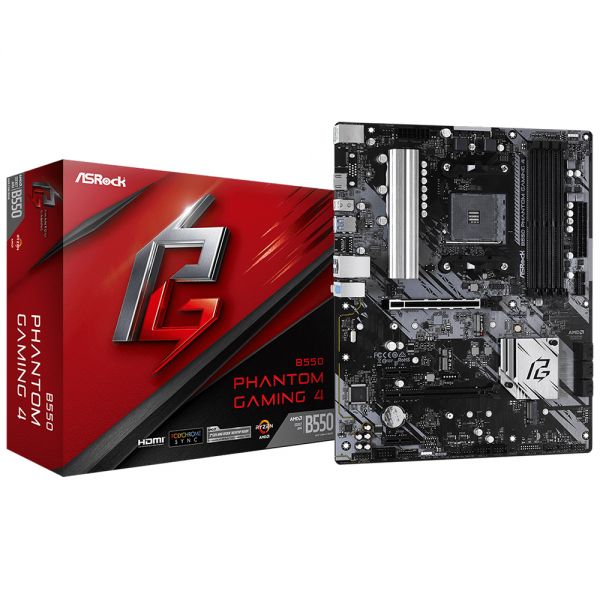 Placa Mãe Asrock B550 Phantom Gaming 4 Am4 Ddr4