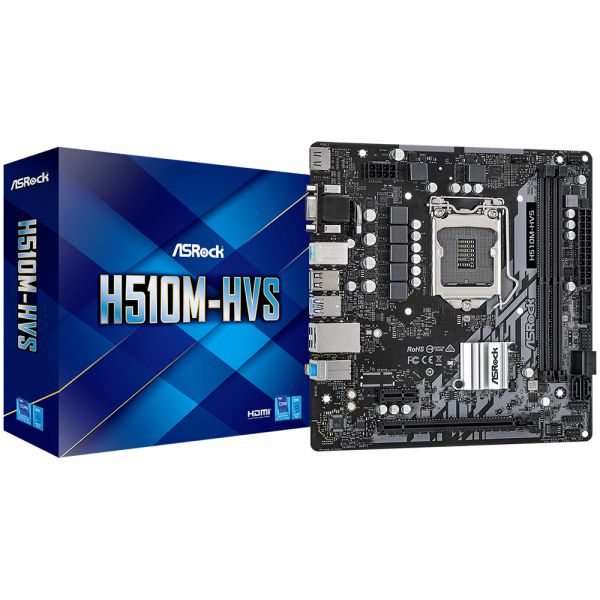 Placa Mãe Asrock H510M-Hvs R2.0 Lga 1200 Ddr4