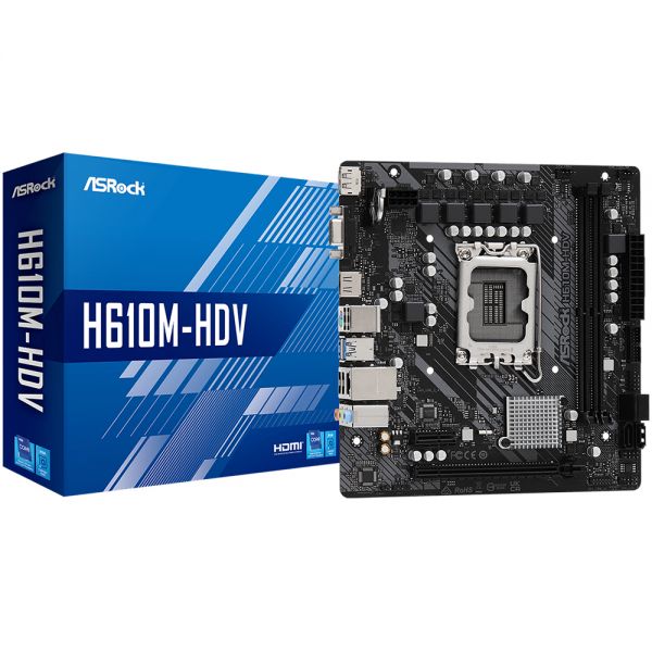 Placa Mãe Asrock H610M-Hdv Lga 1700 Ddr4