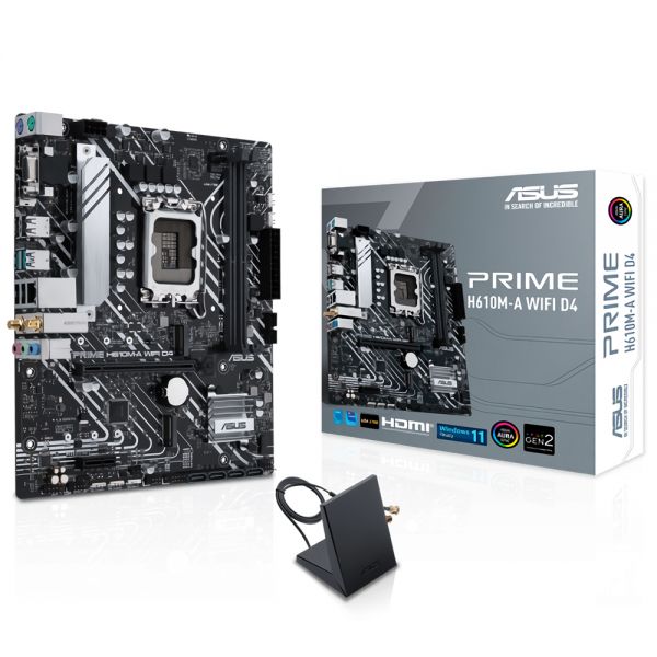 Placa Mãe Asus Prime H610M-A Wifi Lga 1700 Ddr4