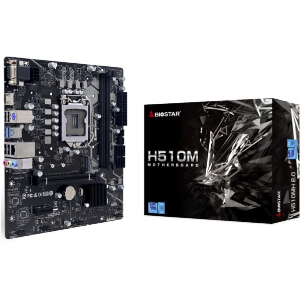 Placa Mãe Biostar H510Mh 2.0 Lga 1200 Ddr4