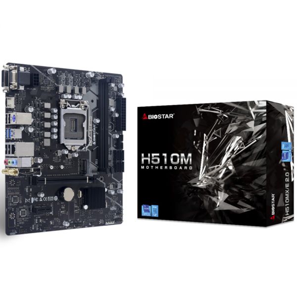 Placa Mãe Biostar H510Mx/E 2.0 Lga 1200 Ddr4
