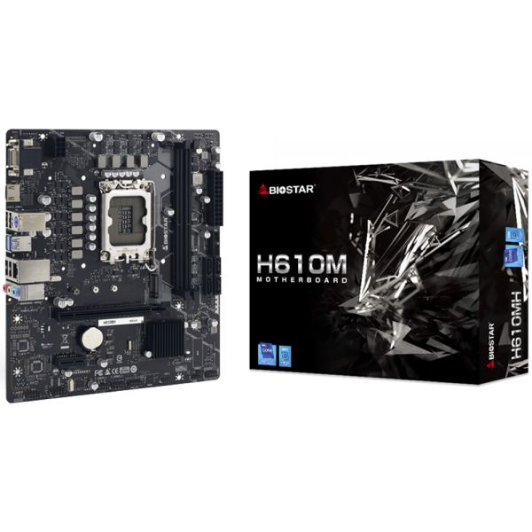 Placa Mãe Biostar H610Mh Lga 1700 Ddr4
