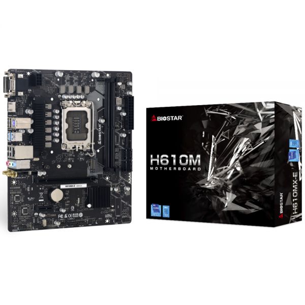 Placa Mãe Biostar H610Mx-E Lga 1700 Ddr4