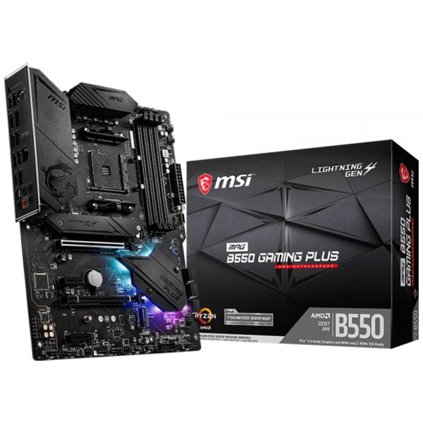 Placa Mãe Msi Mpg B550 Gaming Plus Am4 Ddr4