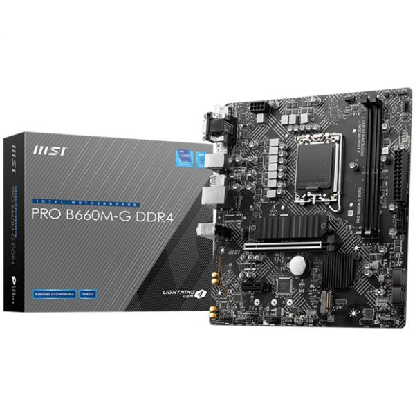 Placa Mãe Msi Pro B660M-G Lga 1700 Ddr4