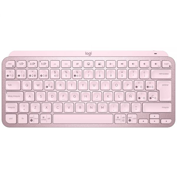 Teclado Sem Fio Logitech Mx Keys Mini - Rosa (Espanhol) (920-010478)