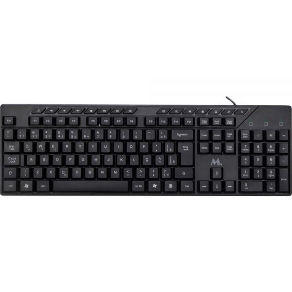 Teclado Mtek Kp507X1-Pt Usb - Preto (Português)