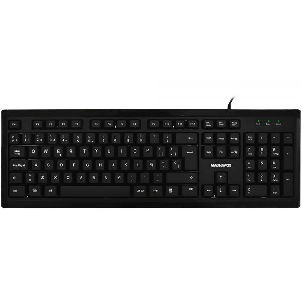 Teclado Magnavox Mca3519-Mo Usb - Preto (Espanhol)