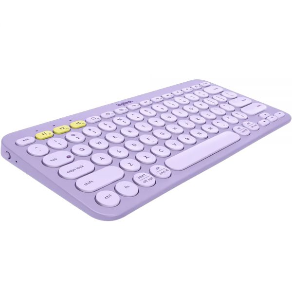 Teclado Logitech K380 Bluetooth - Lavender Lemonade (Espanhol) (920-011150)
