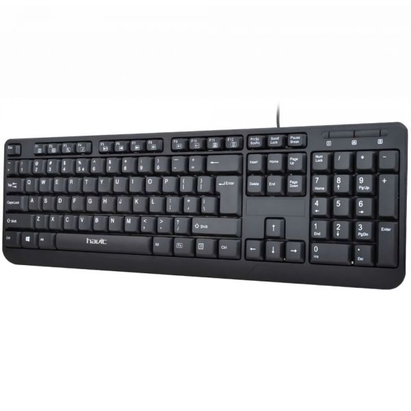Teclado Havit Kb378P Usb - Preto (Português)