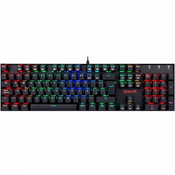 Teclado Gamer Redragon Mitra K551Rgb-1-Sps Rgb - Preto (Espanhol)