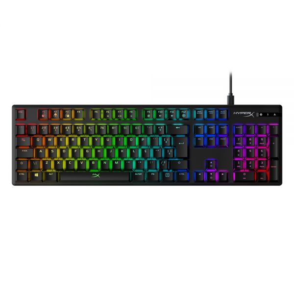 Teclado Gamer Kingston Hyperx Alloy Origins Hx-Kb6Blx-La Rgb - Preto (Espanhol)