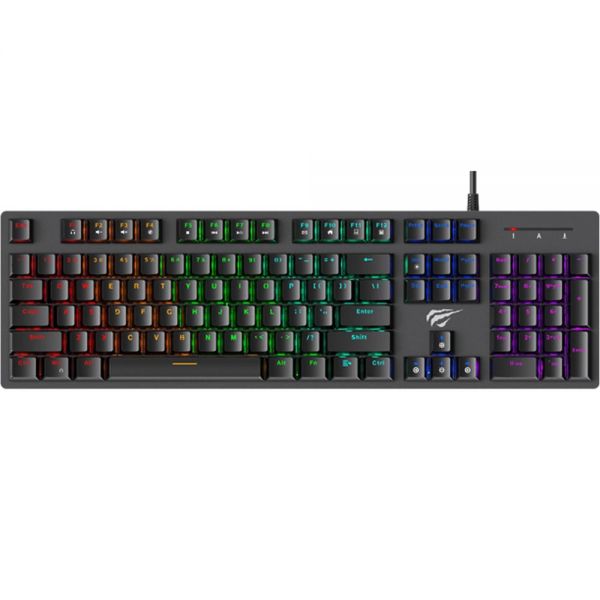 Teclado Gamer Havit Kb858L - Preto (Inglês)